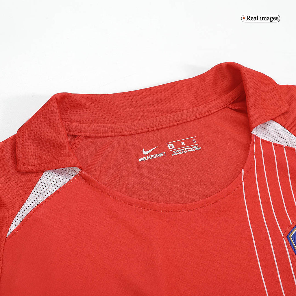 J S PARK #21 Retro South Korea Home Jersey 2002 Image 5