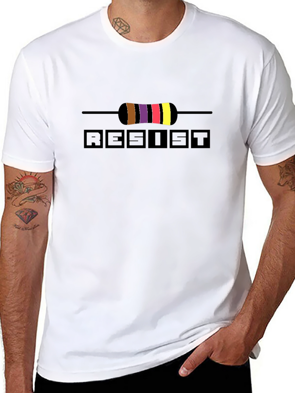 Resist Resistor T-Shirt - Geek Chic Style