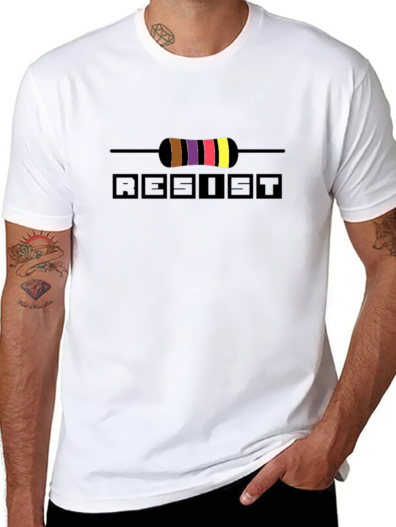 Resist Resistor T-Shirt - Geek Chic Style