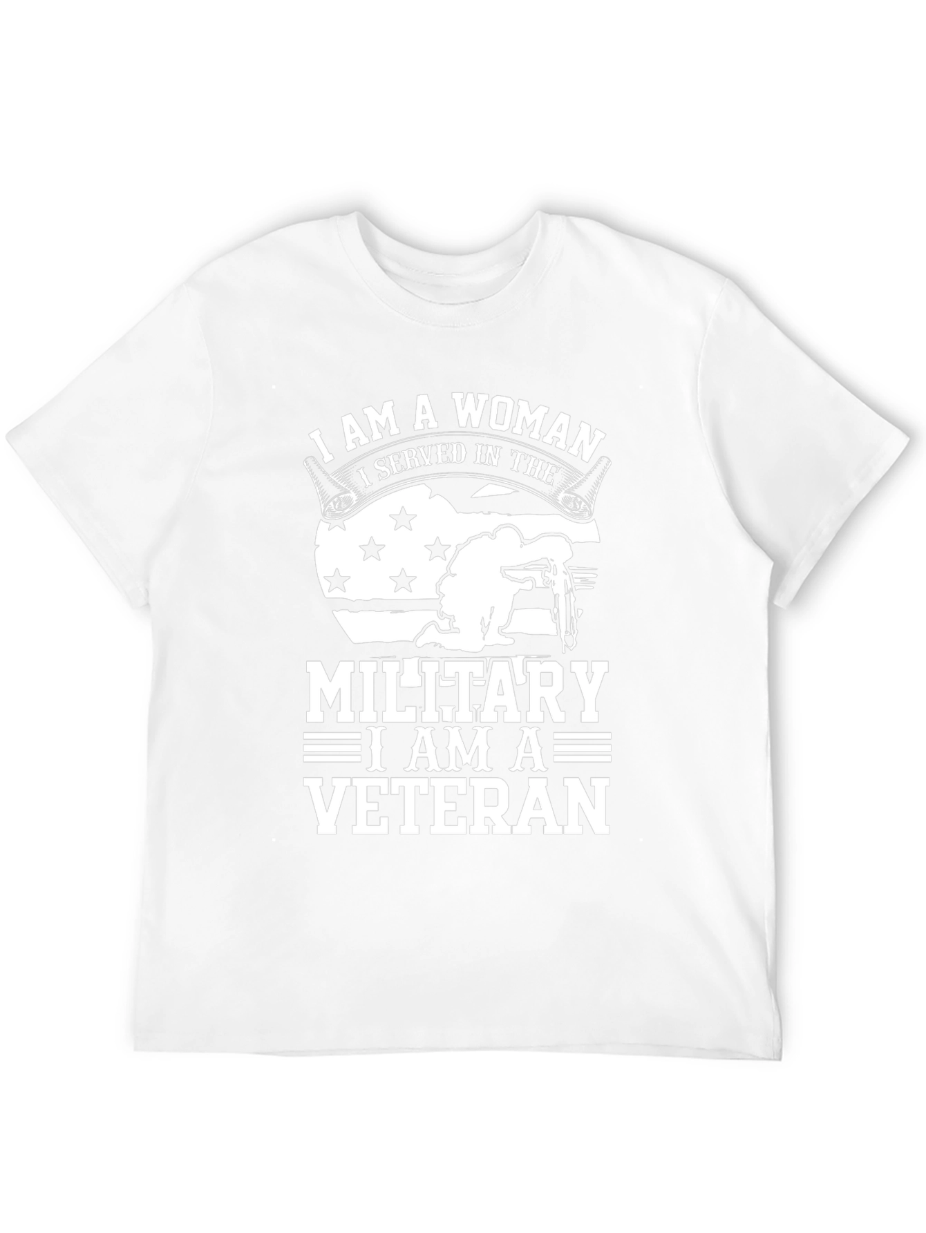I Am A Woman Veteran T-Shirt - Military Pride