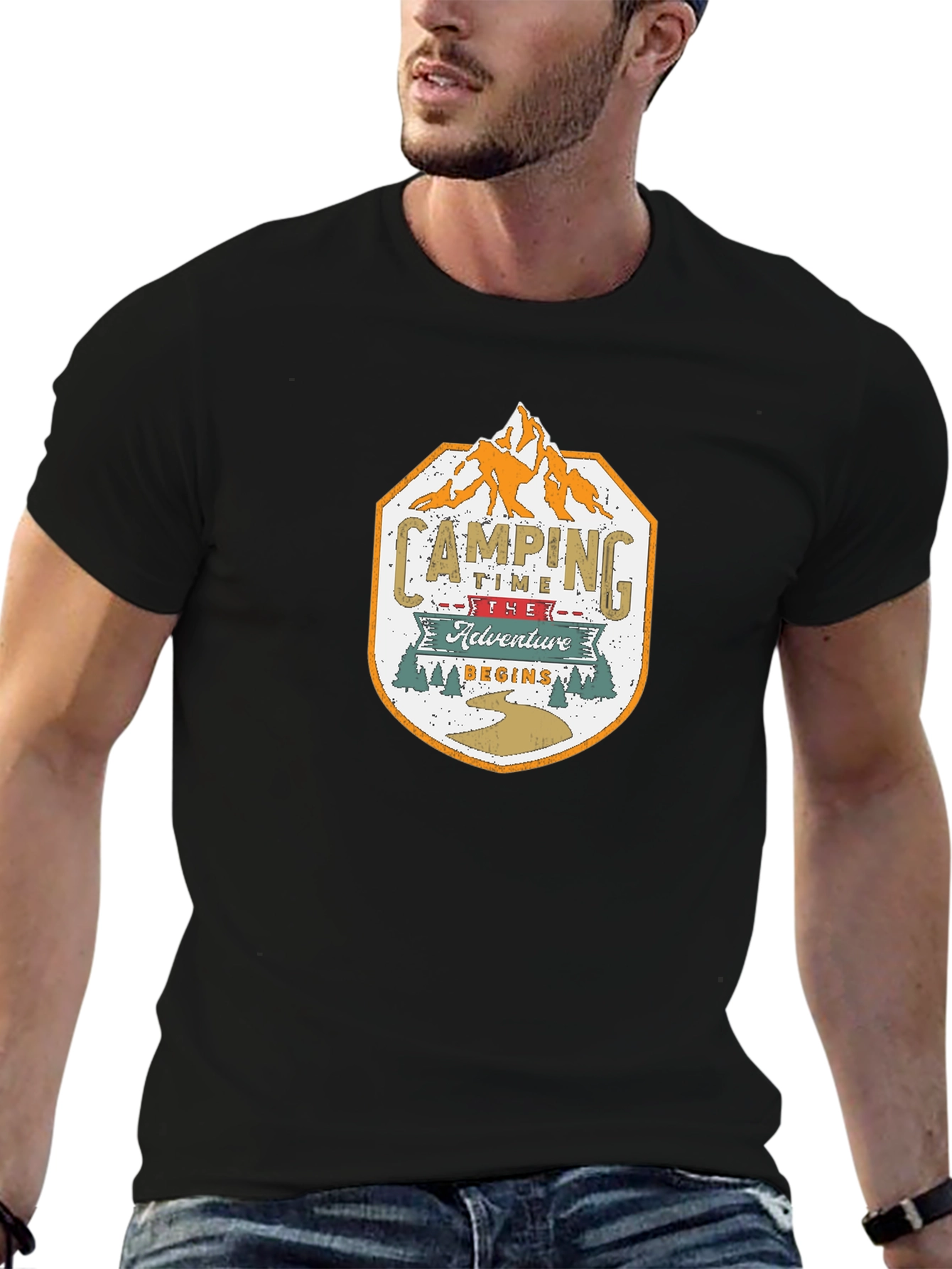Camping Adventure T-Shirt - Time to Explore!