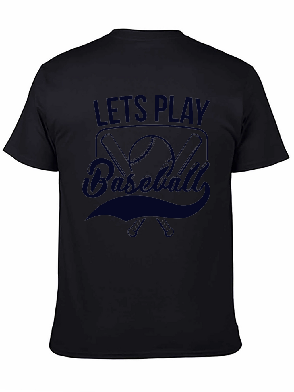 Lets Play Baseball Graphic Tee