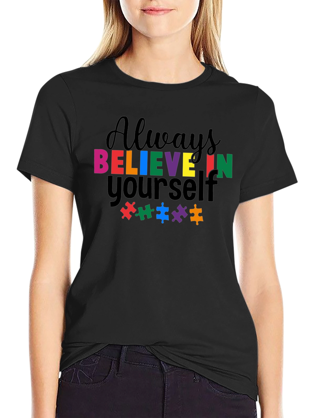 Believe in Yourself Autism Awareness T-Shirt