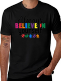 Believe in Yourself Autism Awareness T-Shirt