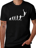 Evolution of Sports Black T-Shirt