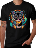 Cool Panda DJ T-Shirt - Music Lover Tee