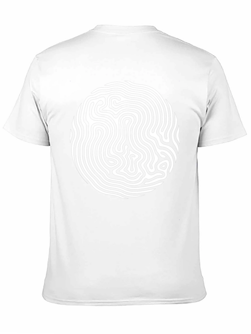Abstract Labyrinth Black T-Shirt