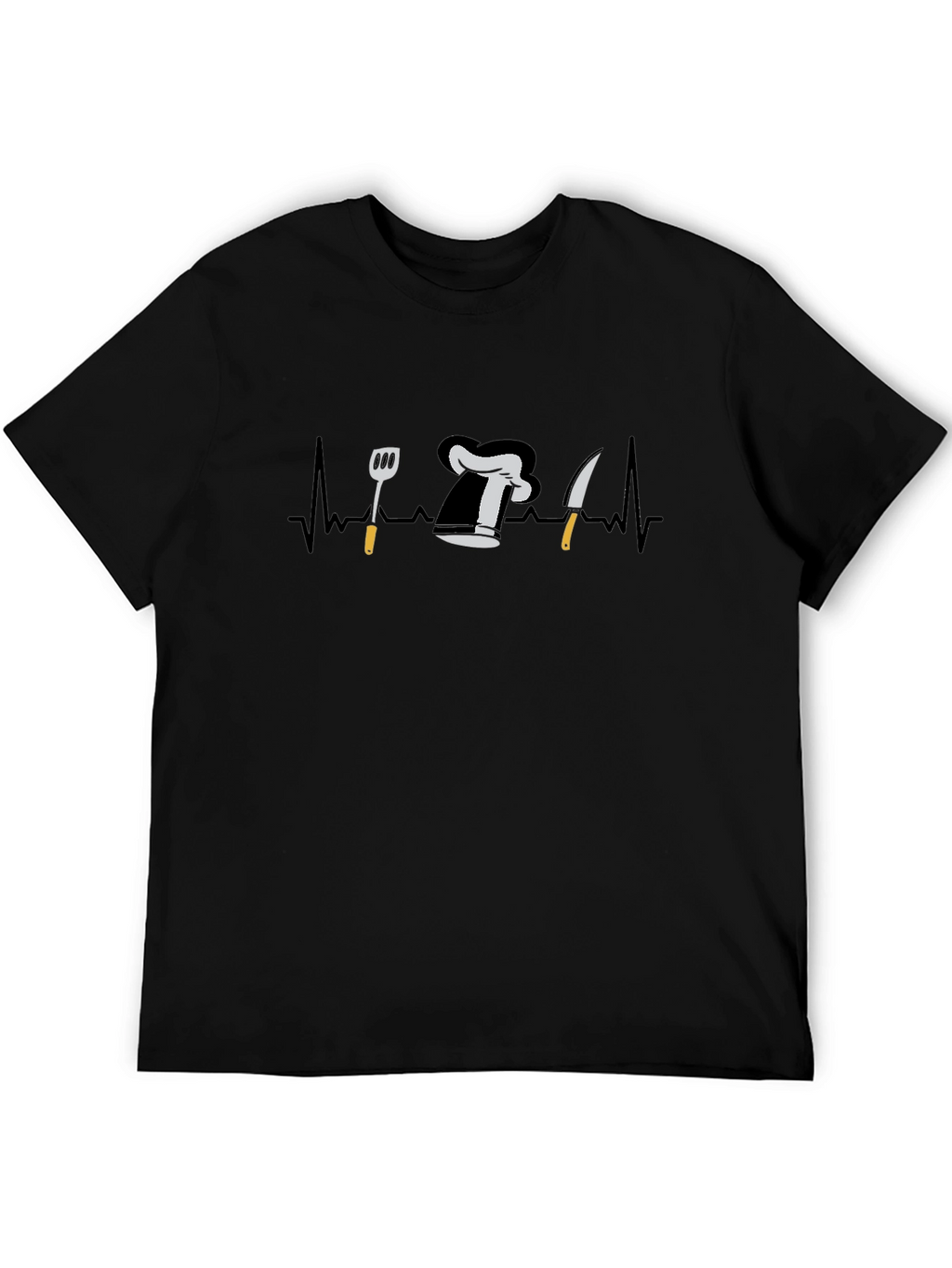 Chef Life Heartbeat T-Shirt - Culinary Passion