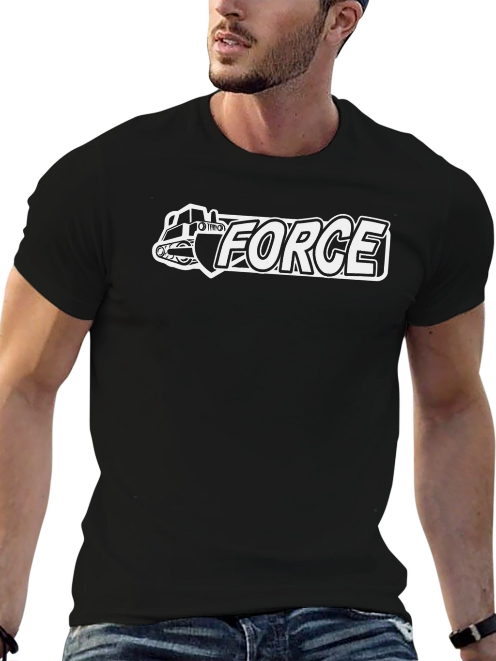 Force Bulldozer T-Shirt - Heavy Equipment Tee