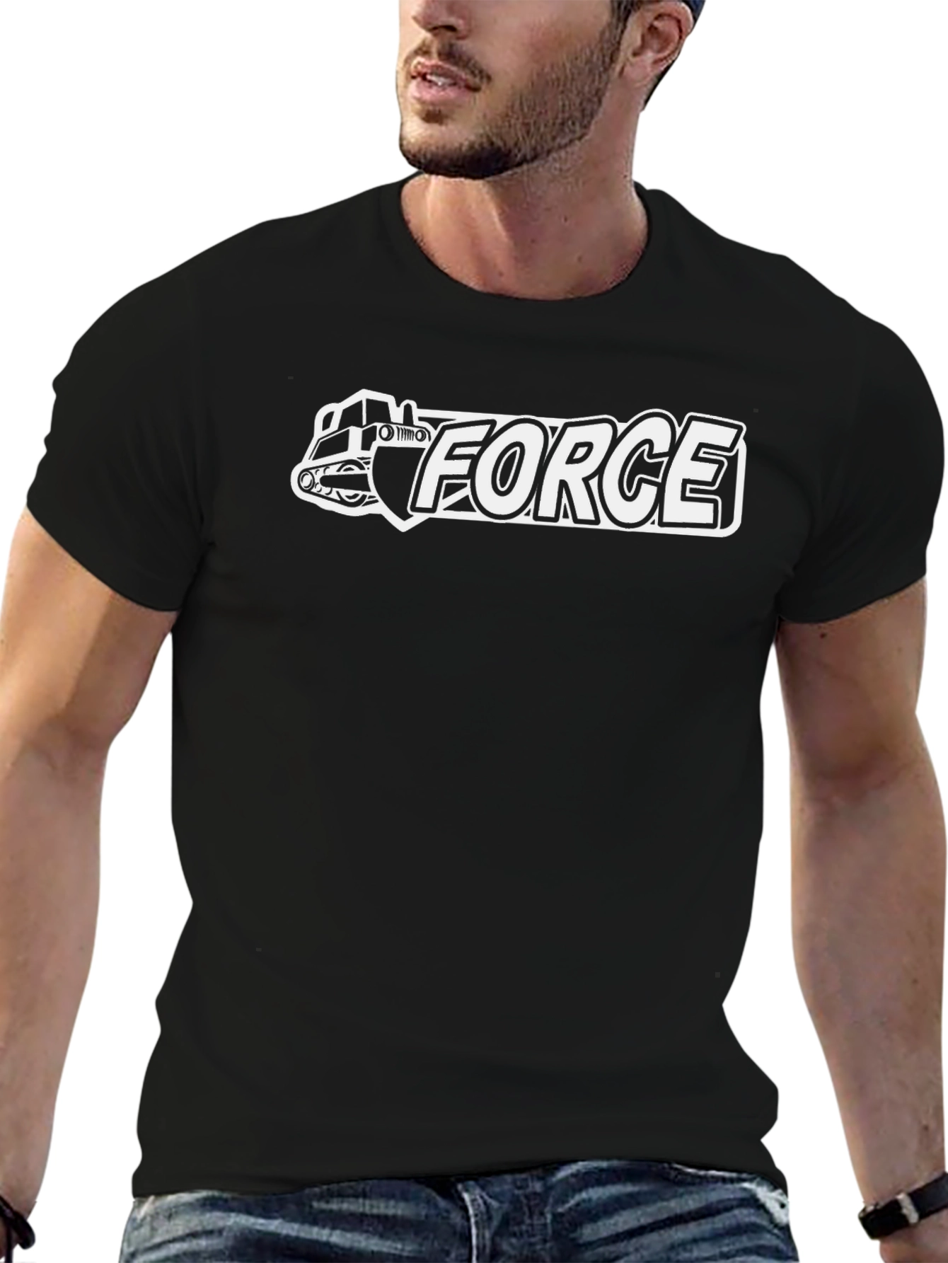 Force Bulldozer T-Shirt - Heavy Equipment Tee