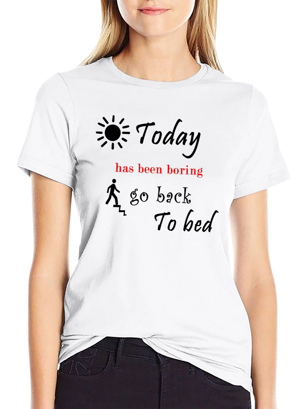 Humorous Today Graphic Tee for Relaxed Days