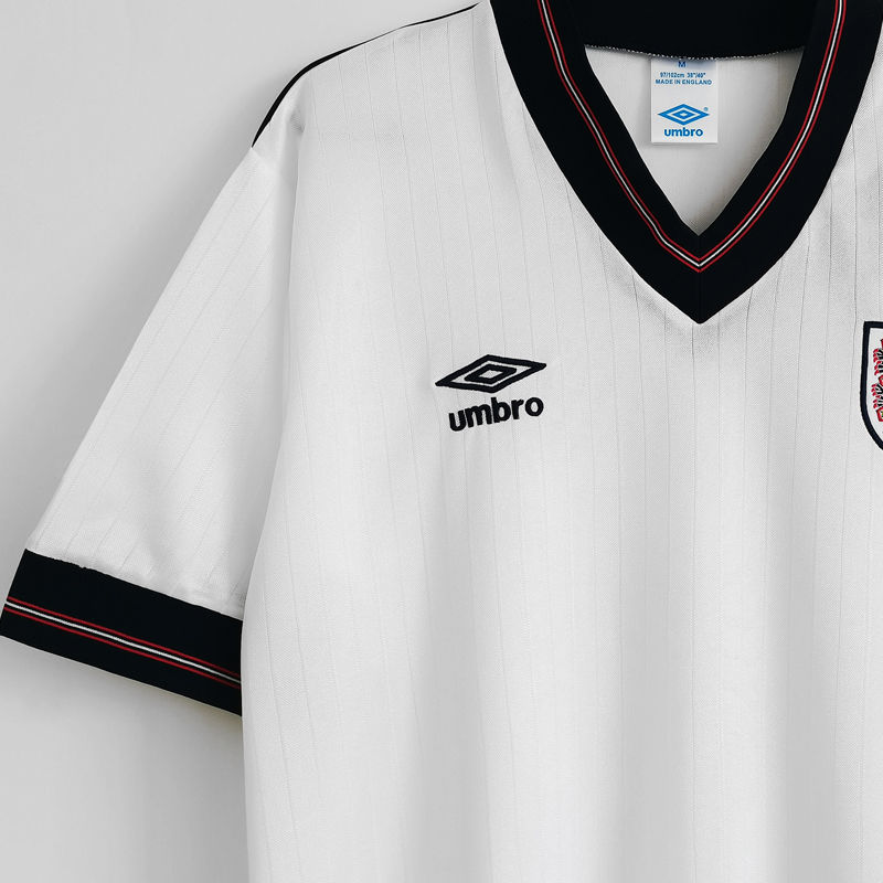 1984/1987 England Home White Retro Soccer Jersey Item NO.: 1457374 Detail 3