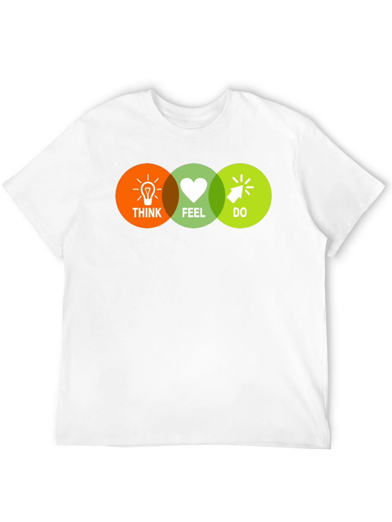 Think Feel Do T-Shirt - Motivational Graphic Tee