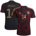 MUSIALA #14 Germany 1:1 Quality Away Fans Jersey 2022/23 ★★ Front