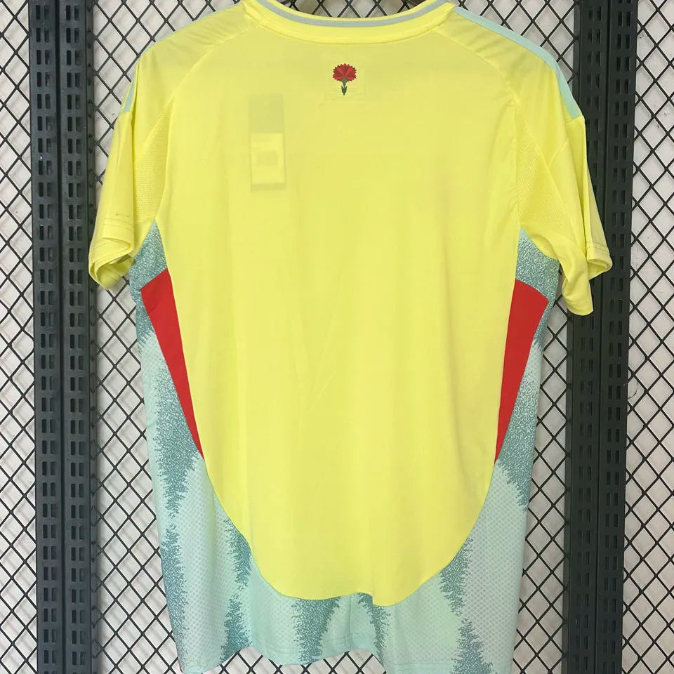 RODRIGO #16 Spain 1:1 Quality Away Yellow Fans Jersey 2024/25 ★★ Detail 2