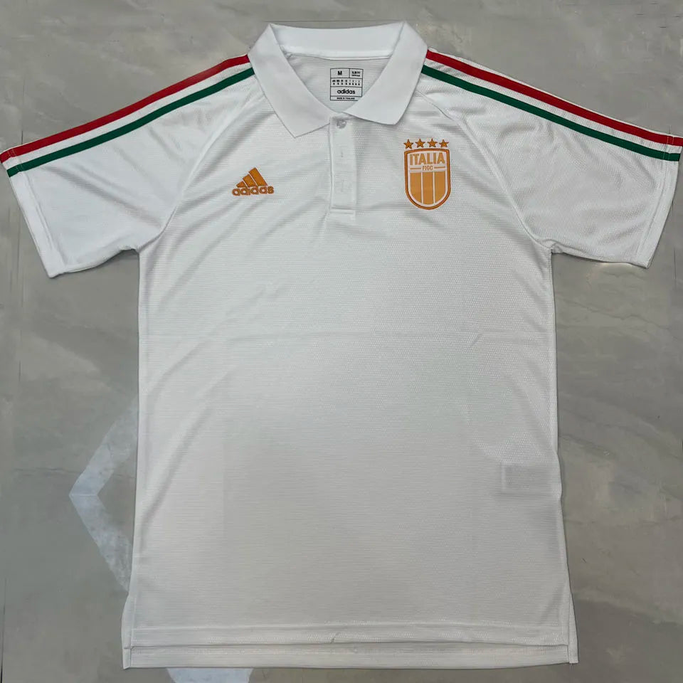2002 Italy Away White Retro Soccer Jersey Detail 4