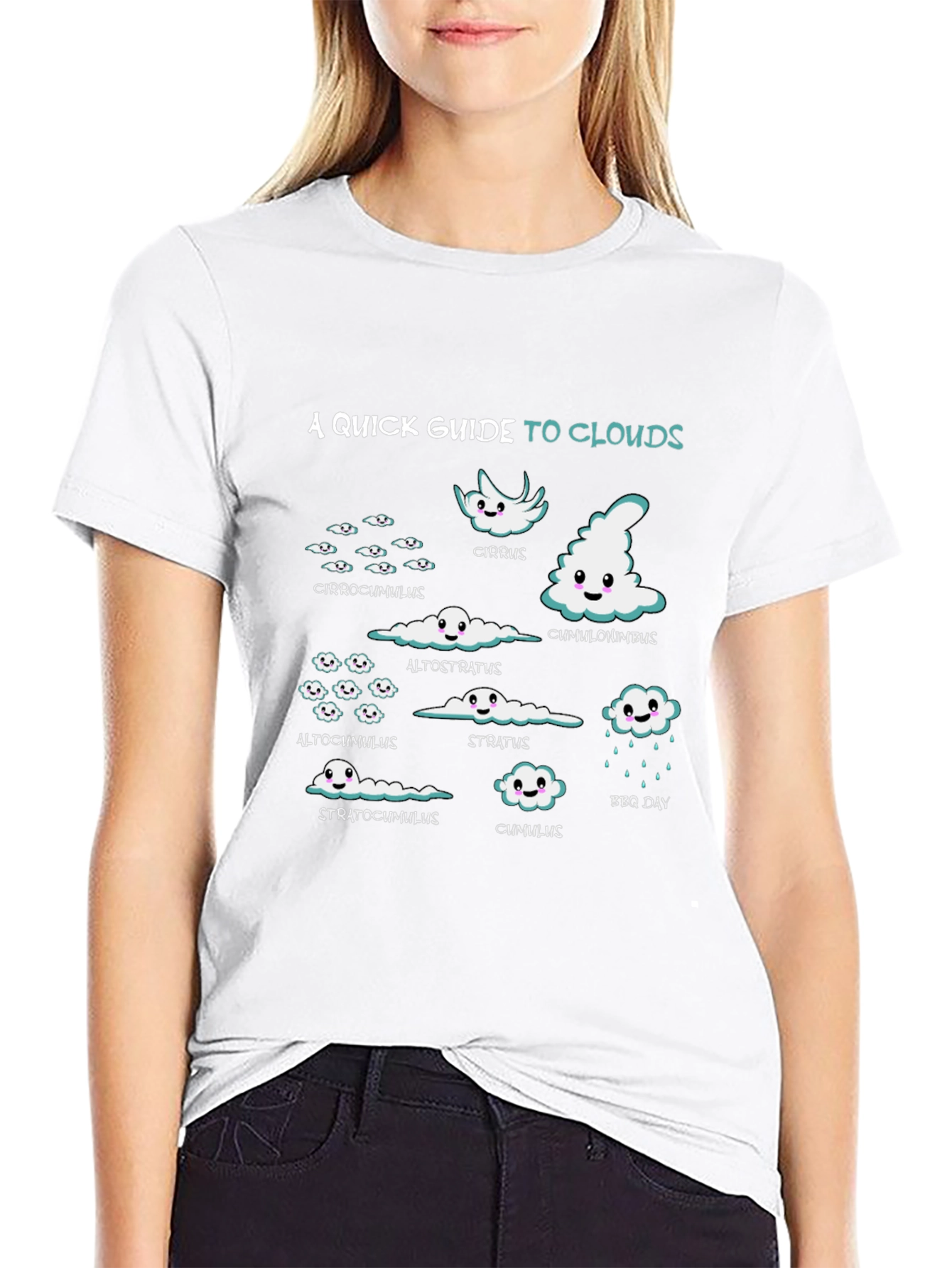 Cloud Guide Graphic Tee - Weather Geek T-Shirt