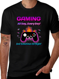 Gaming All Day Every Day Black T-Shirt
