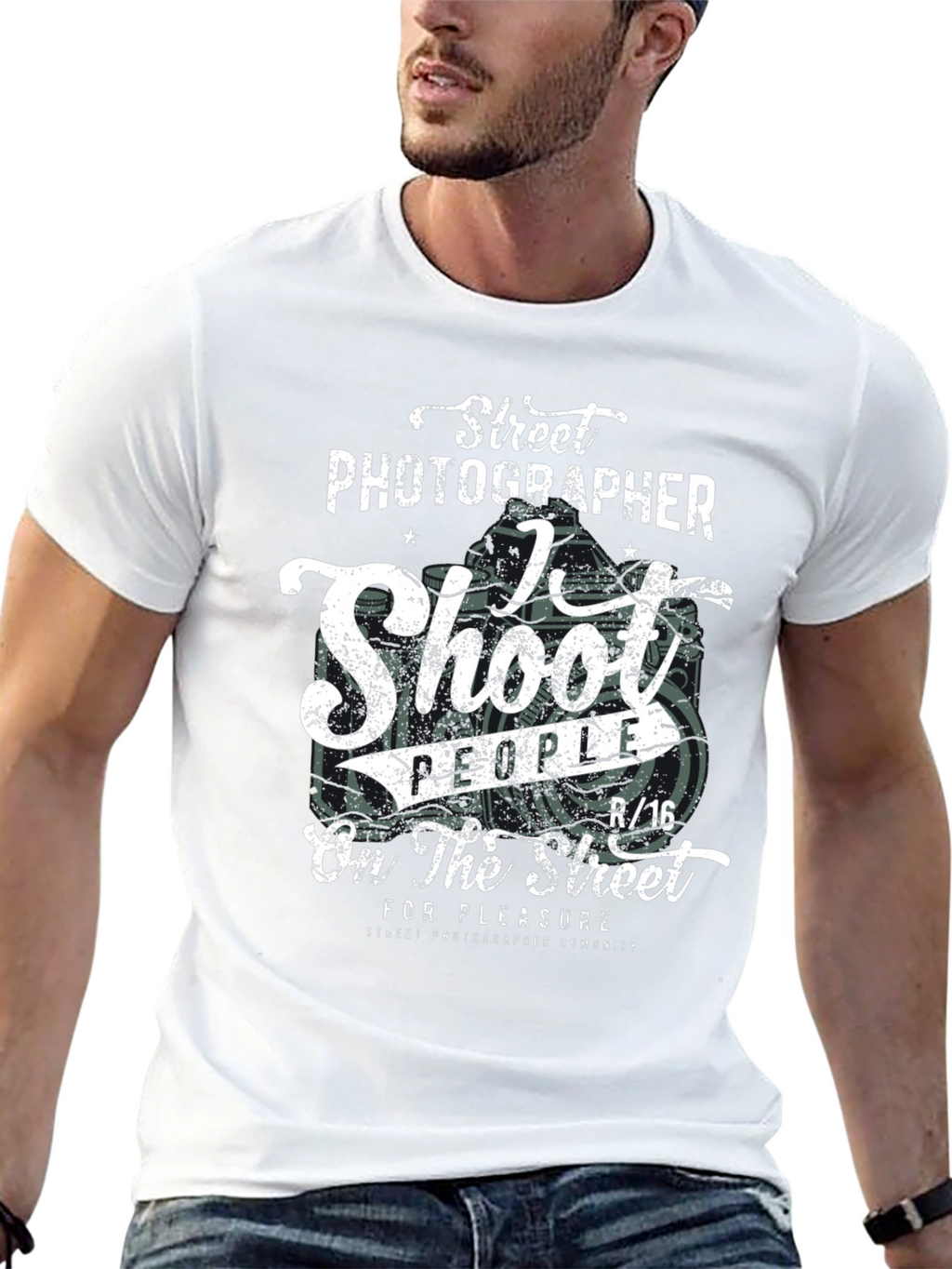 Street Photographer T-Shirt - Shoot People for Pleasure!
