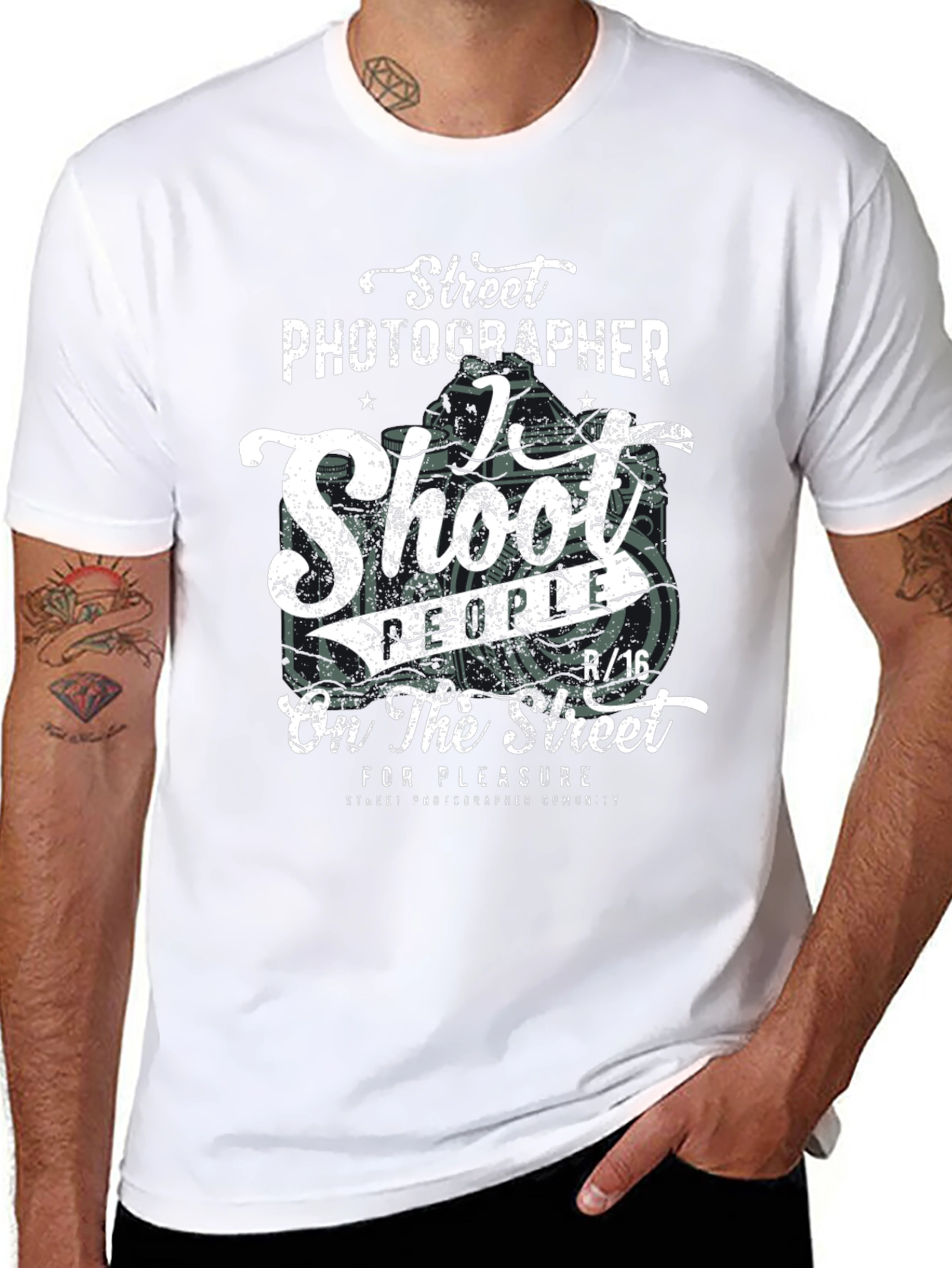 Street Photographer T-Shirt - Shoot People for Pleasure!