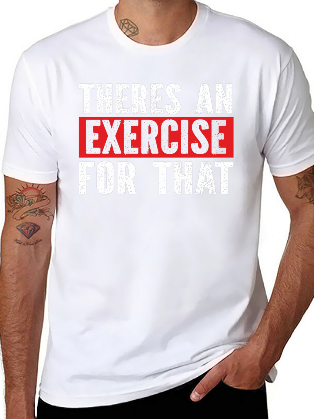 Exercise Motivation Graphic T-Shirt