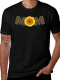 Sunflower Mom Leopard Print T-Shirt