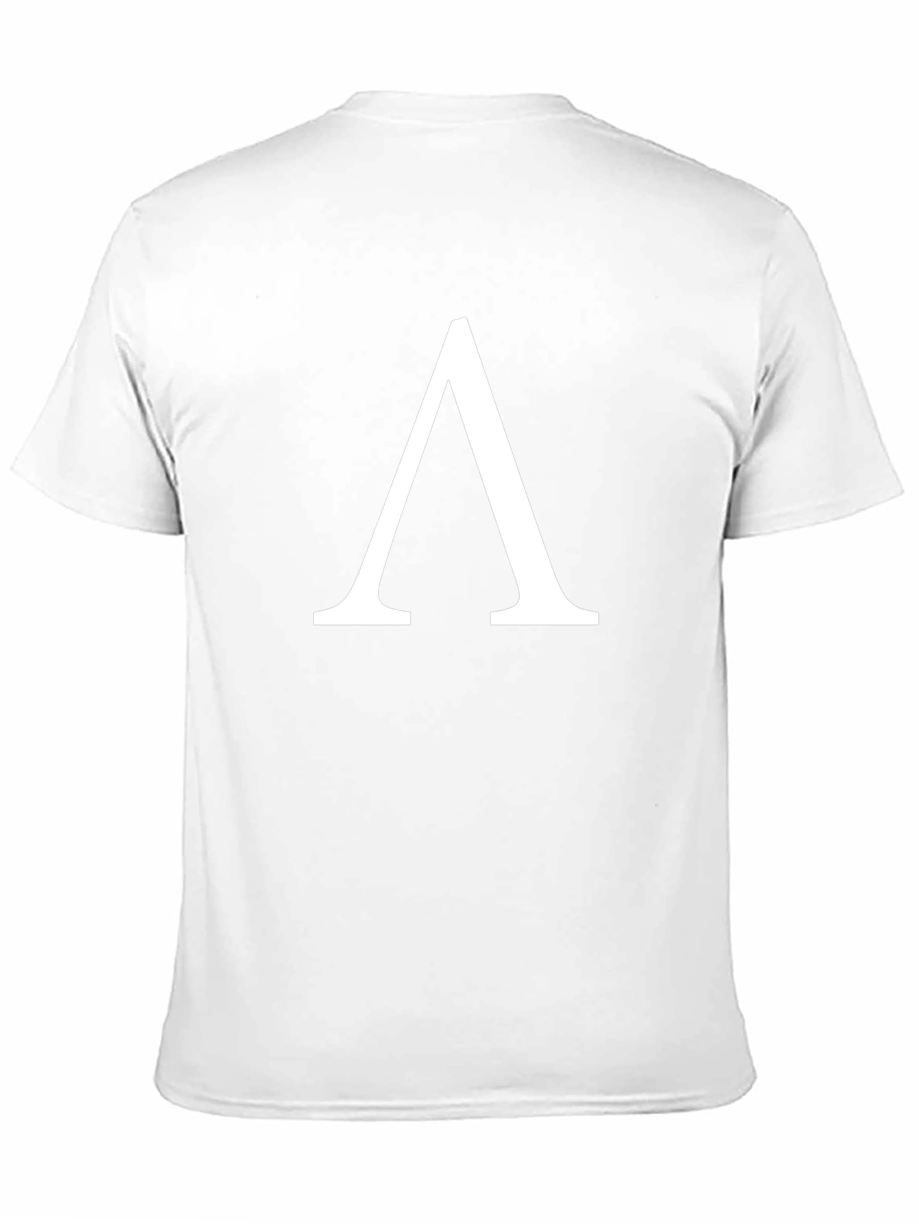 Minimalist Lambda Symbol Black T-Shirt