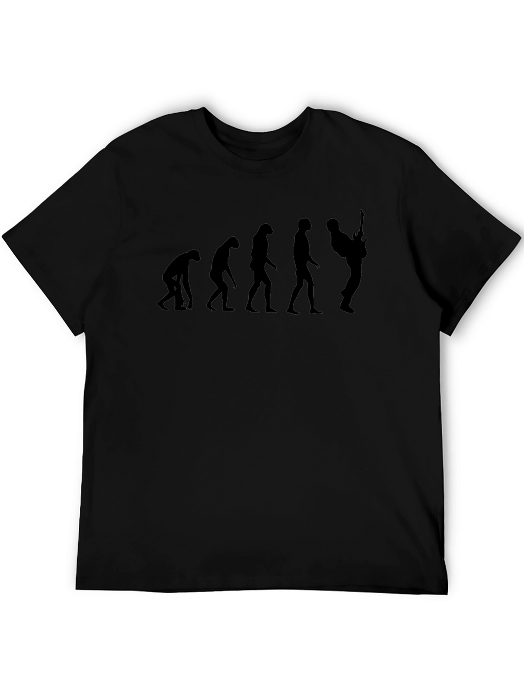 Evolution of Rocker Black T-Shirt