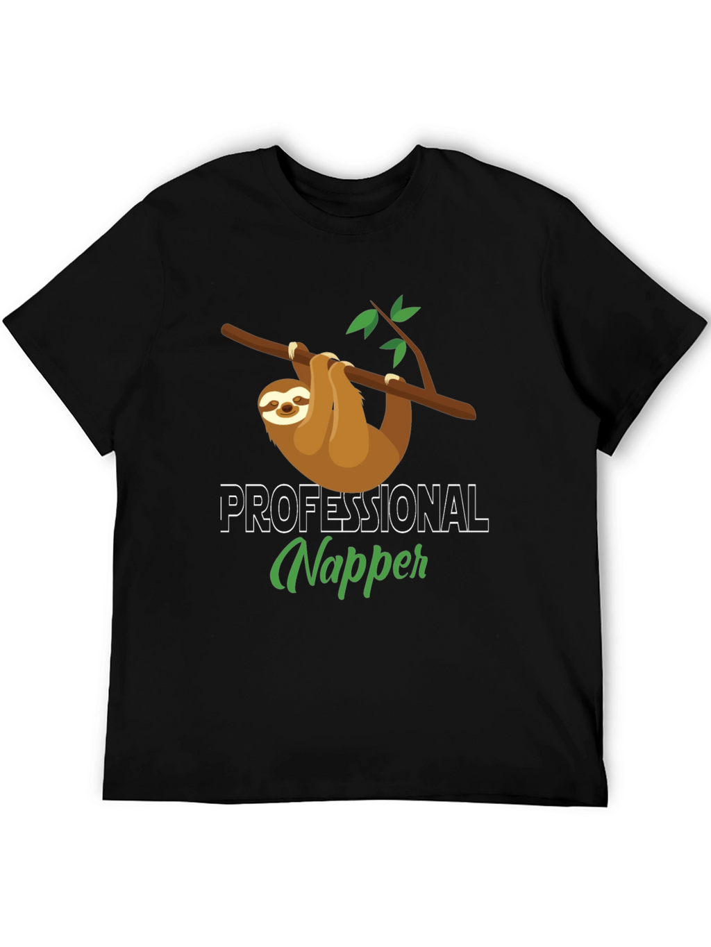Professional Napper Sloth T-Shirt - Comfy Cotton Tee