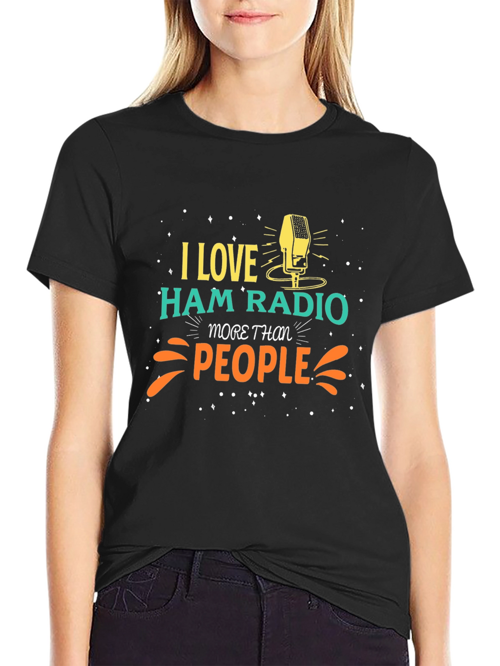 I Love Ham Radio Graphic T-Shirt