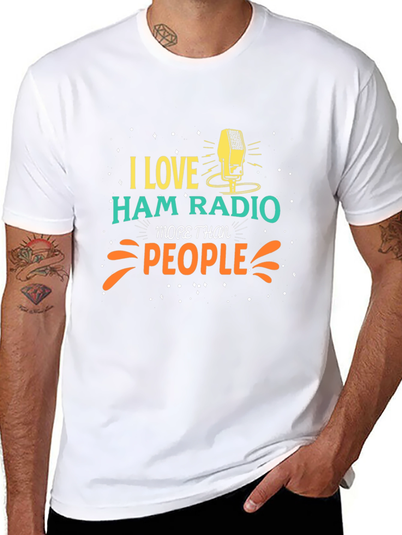 I Love Ham Radio Graphic T-Shirt