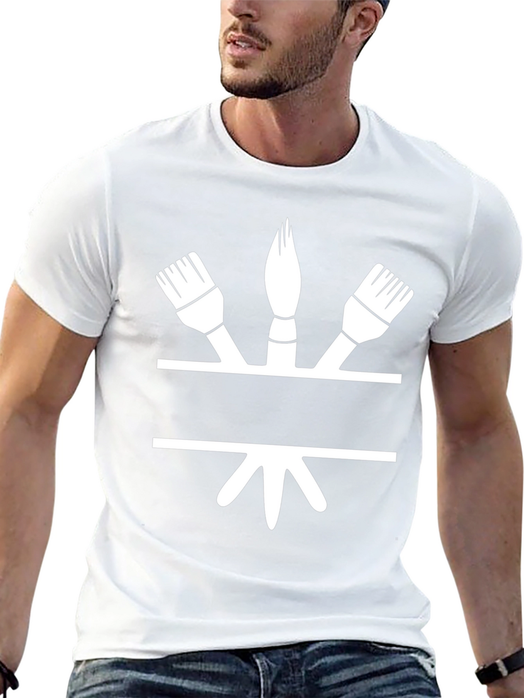Painters Brush T-Shirt - Creative Design