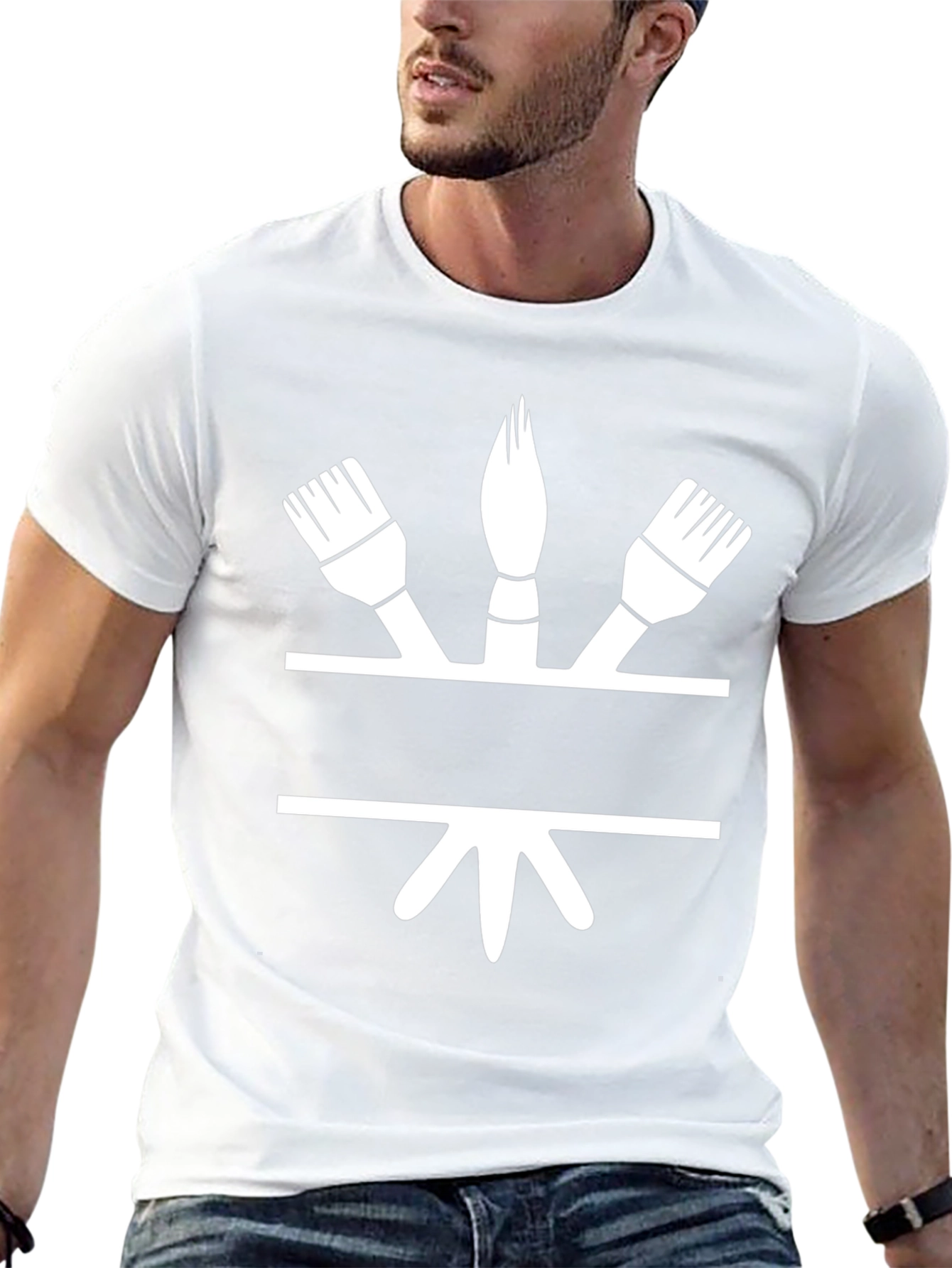 Painters Brush T-Shirt - Creative Design