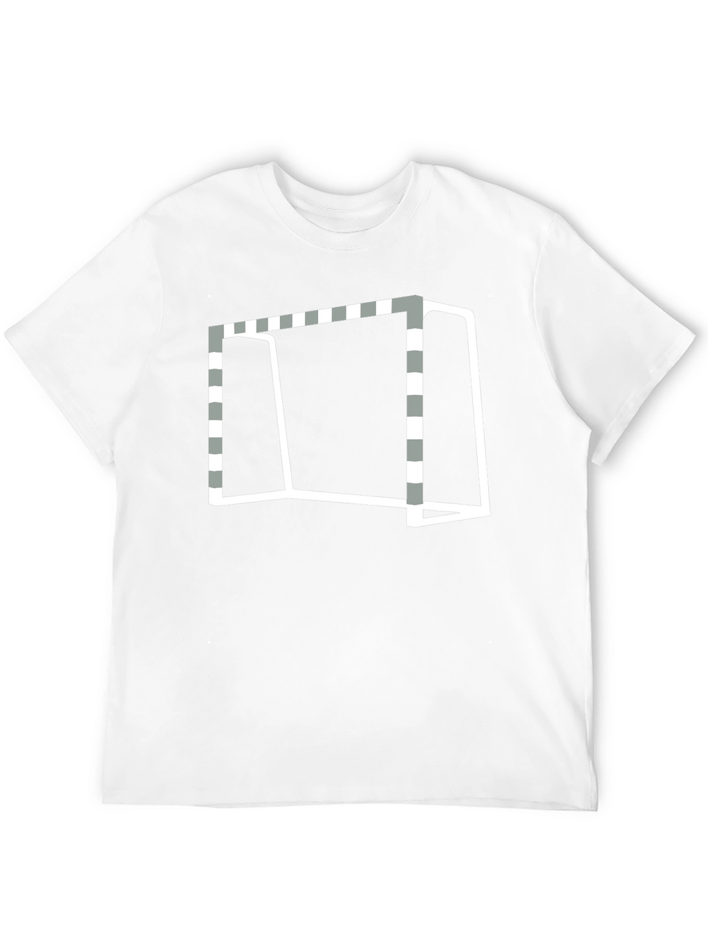Goal Graphic Tee - Black Cotton Blend T-Shirt
