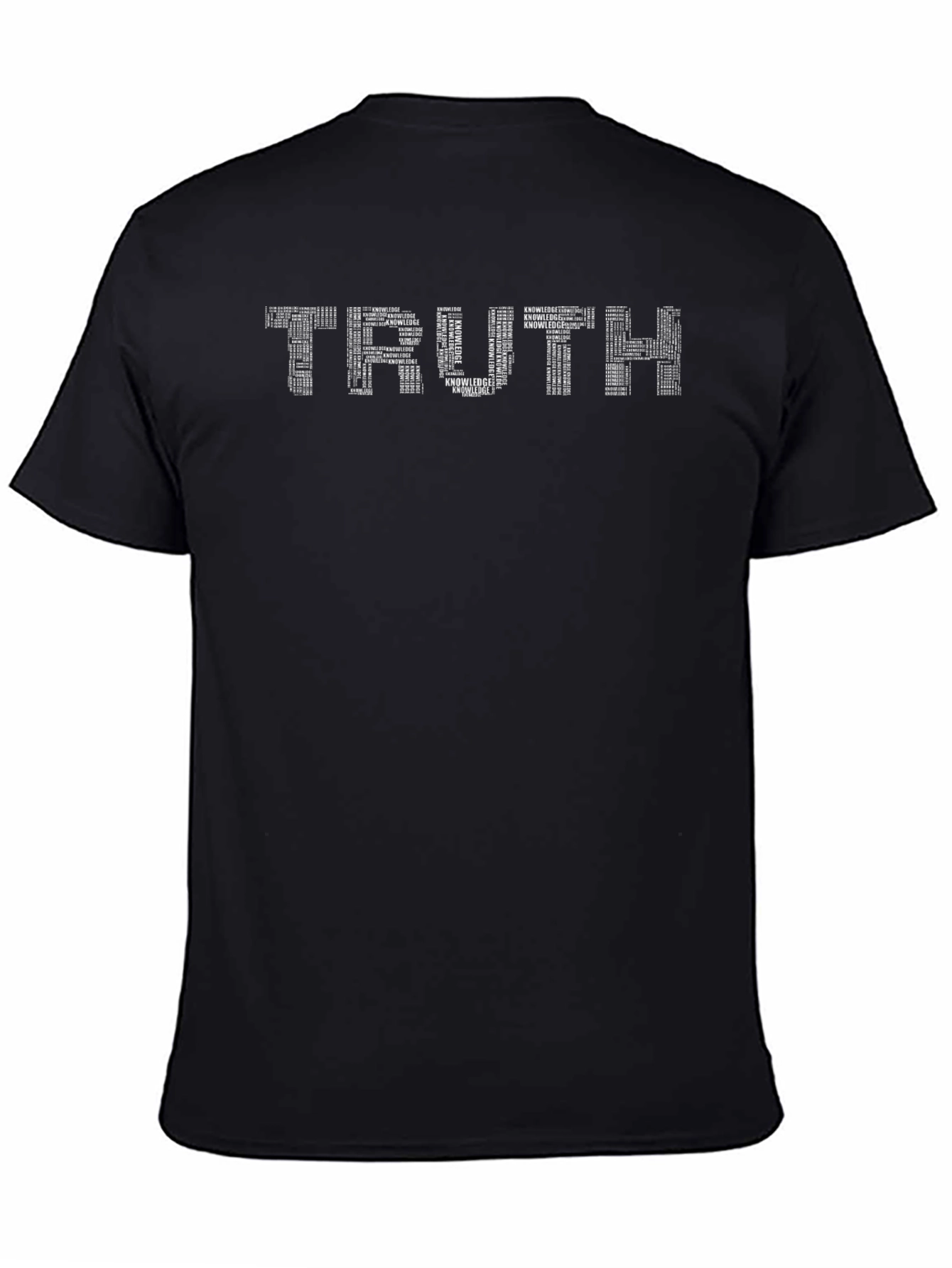 Truth Word Cloud T-Shirt - Mens Black Graphic Tee