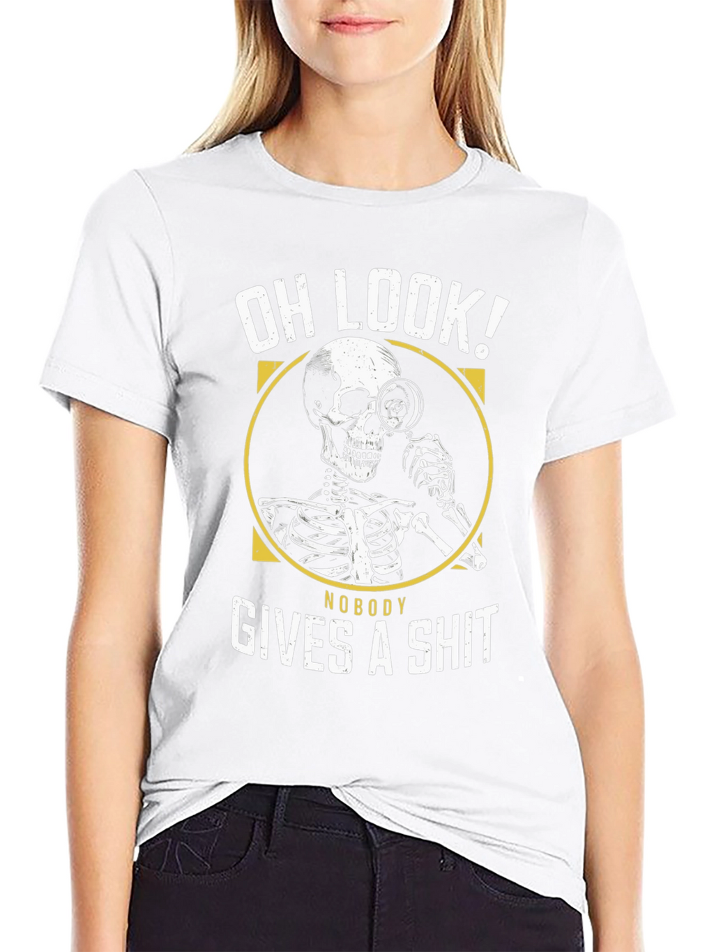 Oh Look! Nobody Gives A Sh*t Funny Graphic T-Shirt