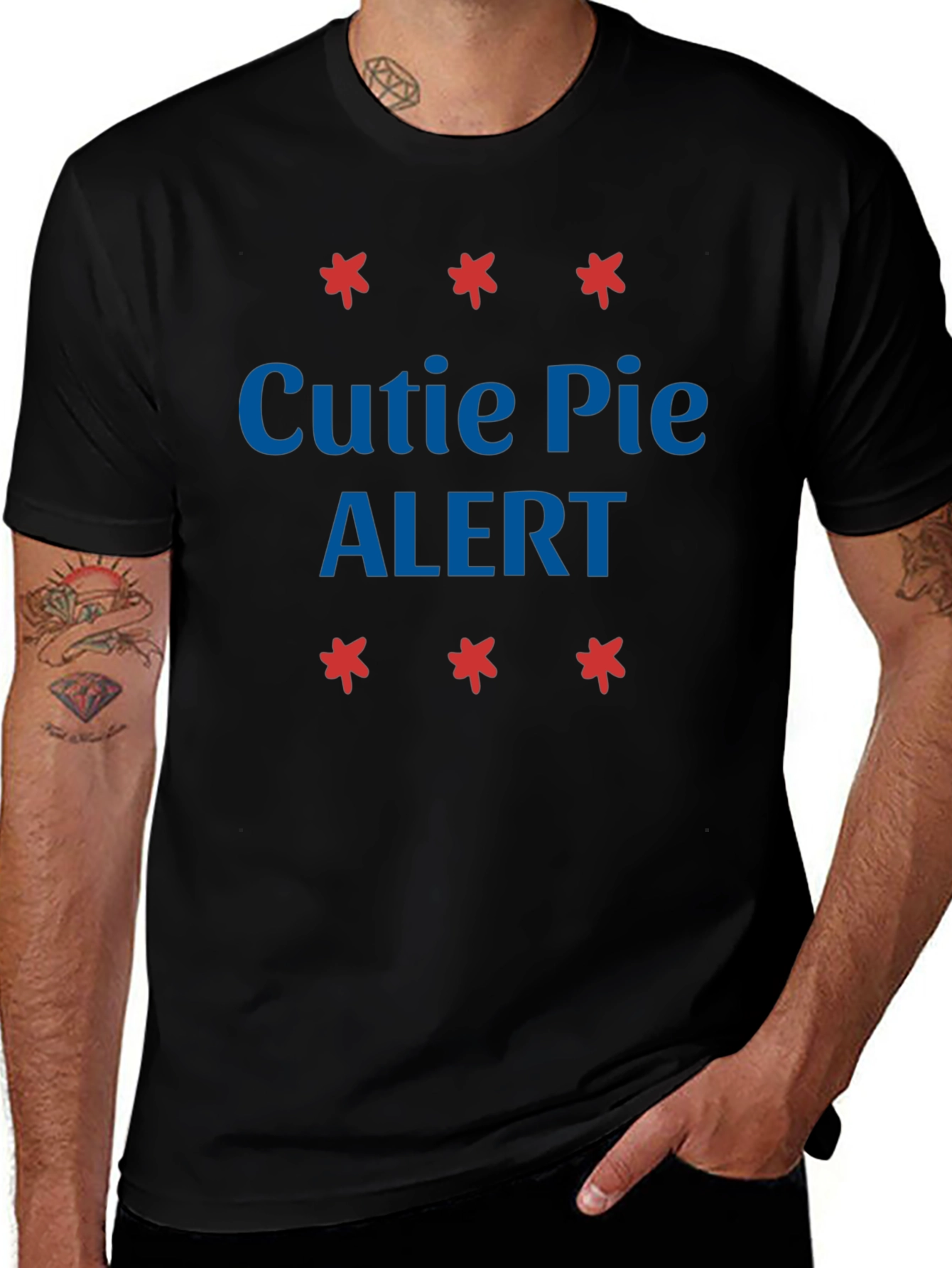 Cutie Pie Alert Graphic T-Shirt