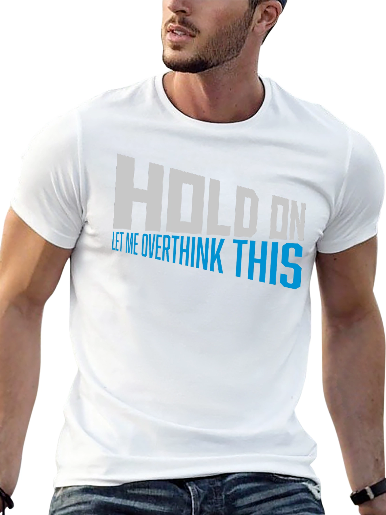 Overthink This Graphic Tee - Mens Black T-Shirt
