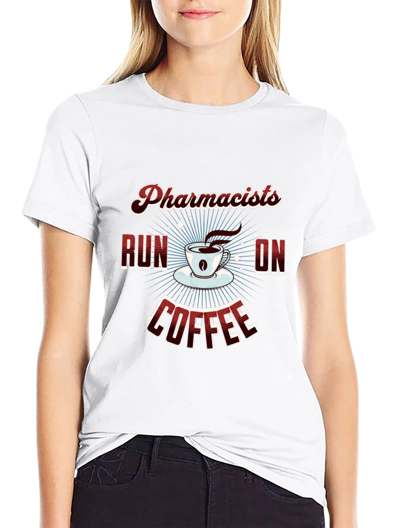 Pharmacists Run on Coffee Graphic Tee