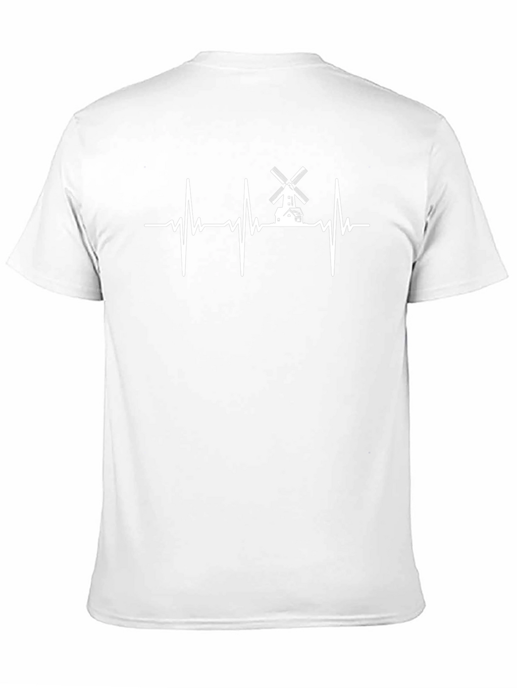 Windmill Heartbeat Graphic Tee - Black
