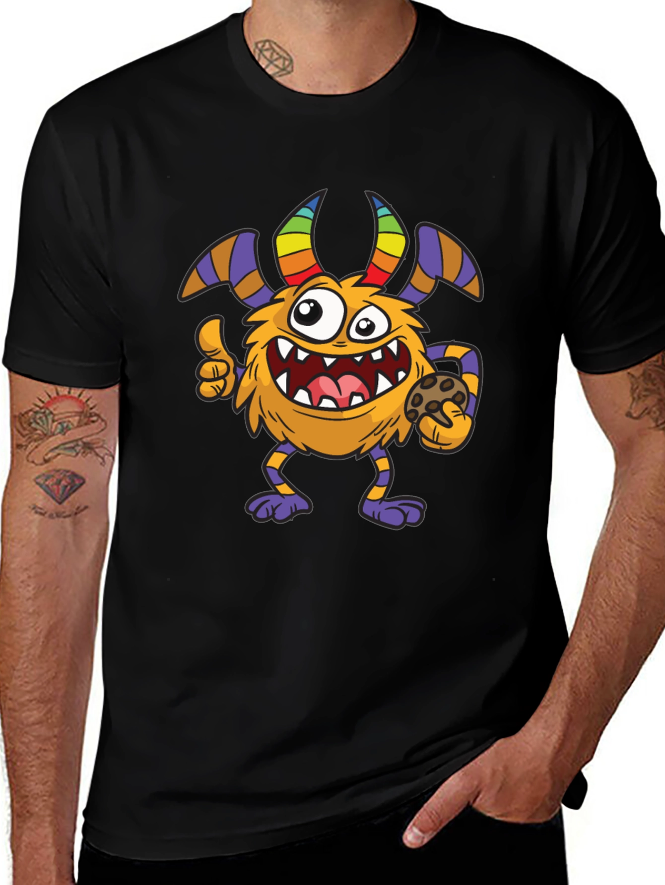 Monster Cookie Graphic T-Shirt