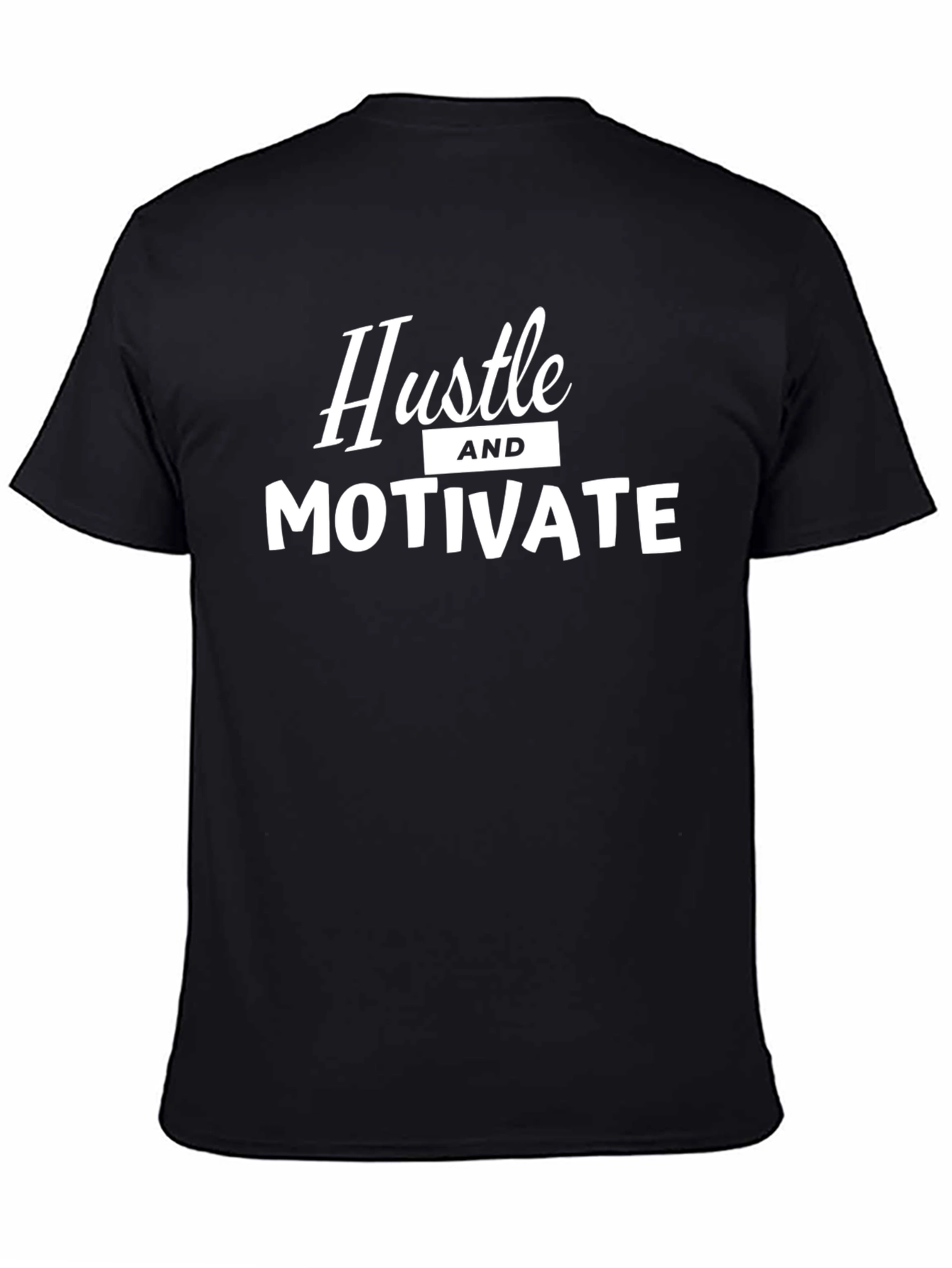 Hustle & Motivate Graphic Tee - Motivational Shirt