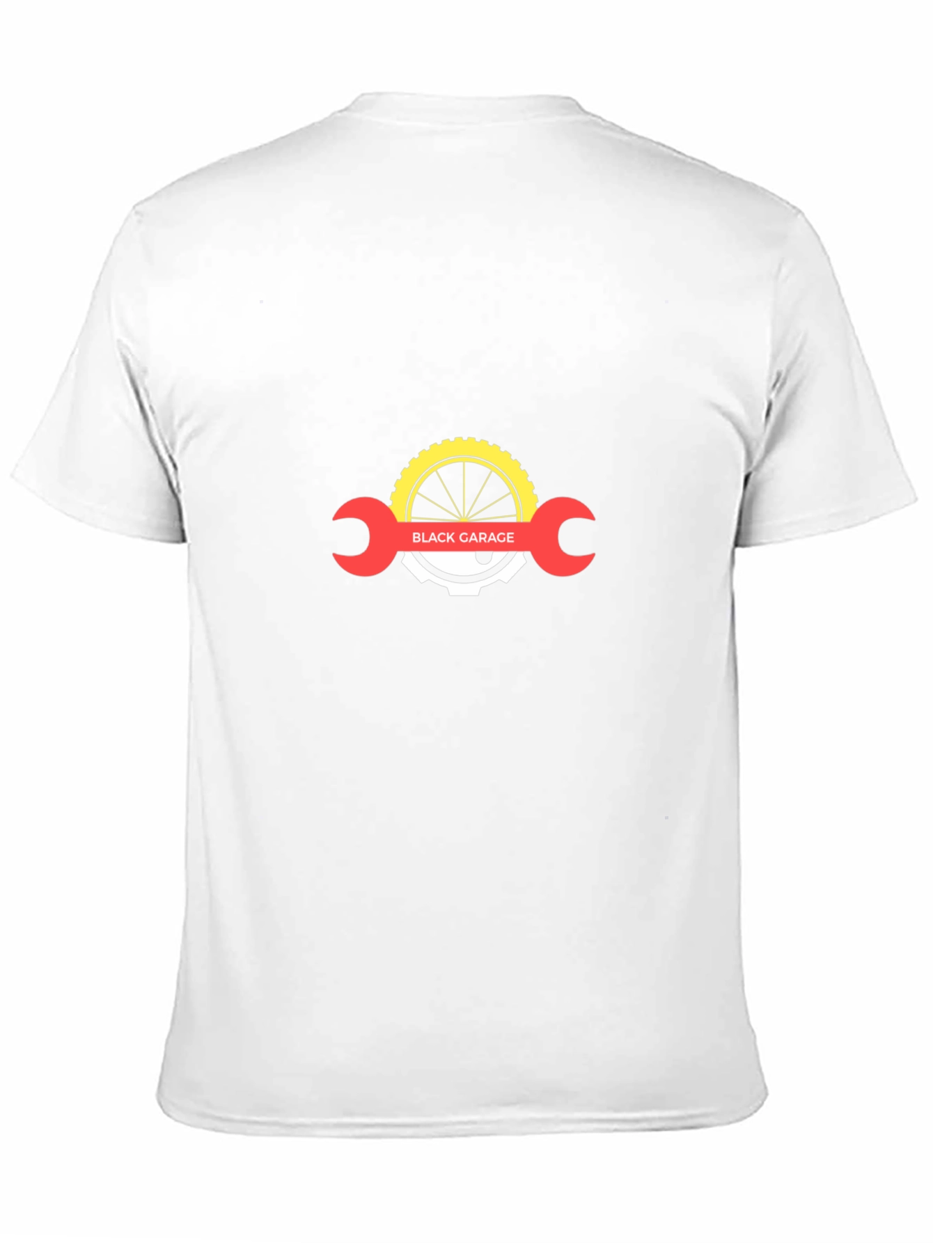 Black Garage Bike Mechanic T-Shirt