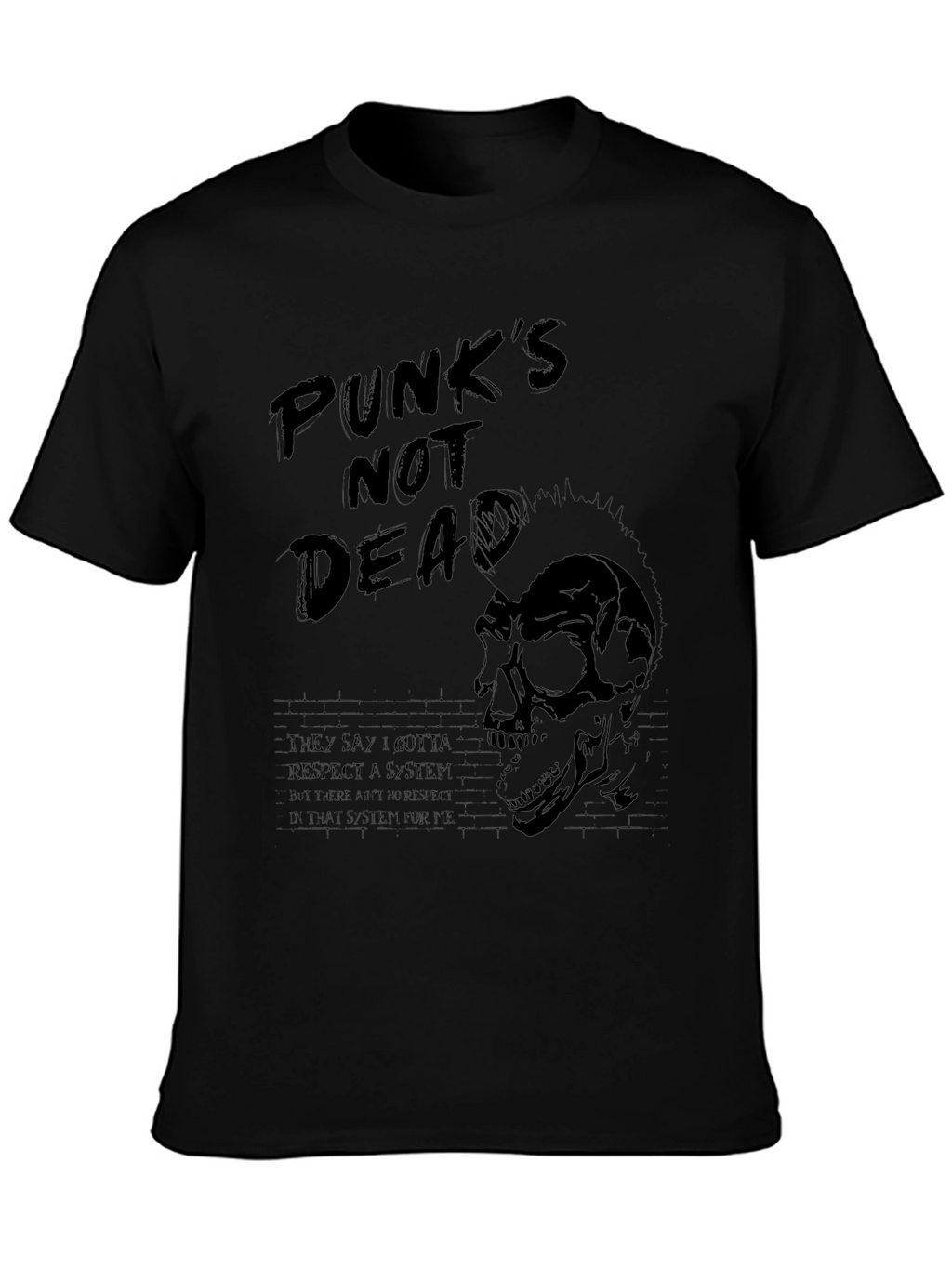 Punks Not Dead Graphic Tee
