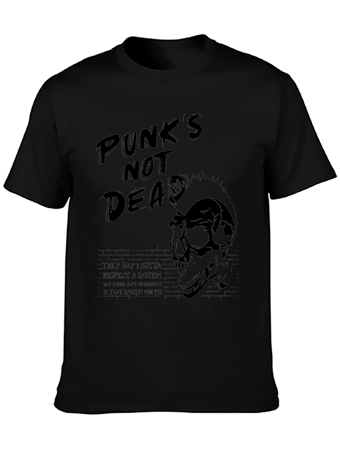Punks Not Dead Graphic Tee