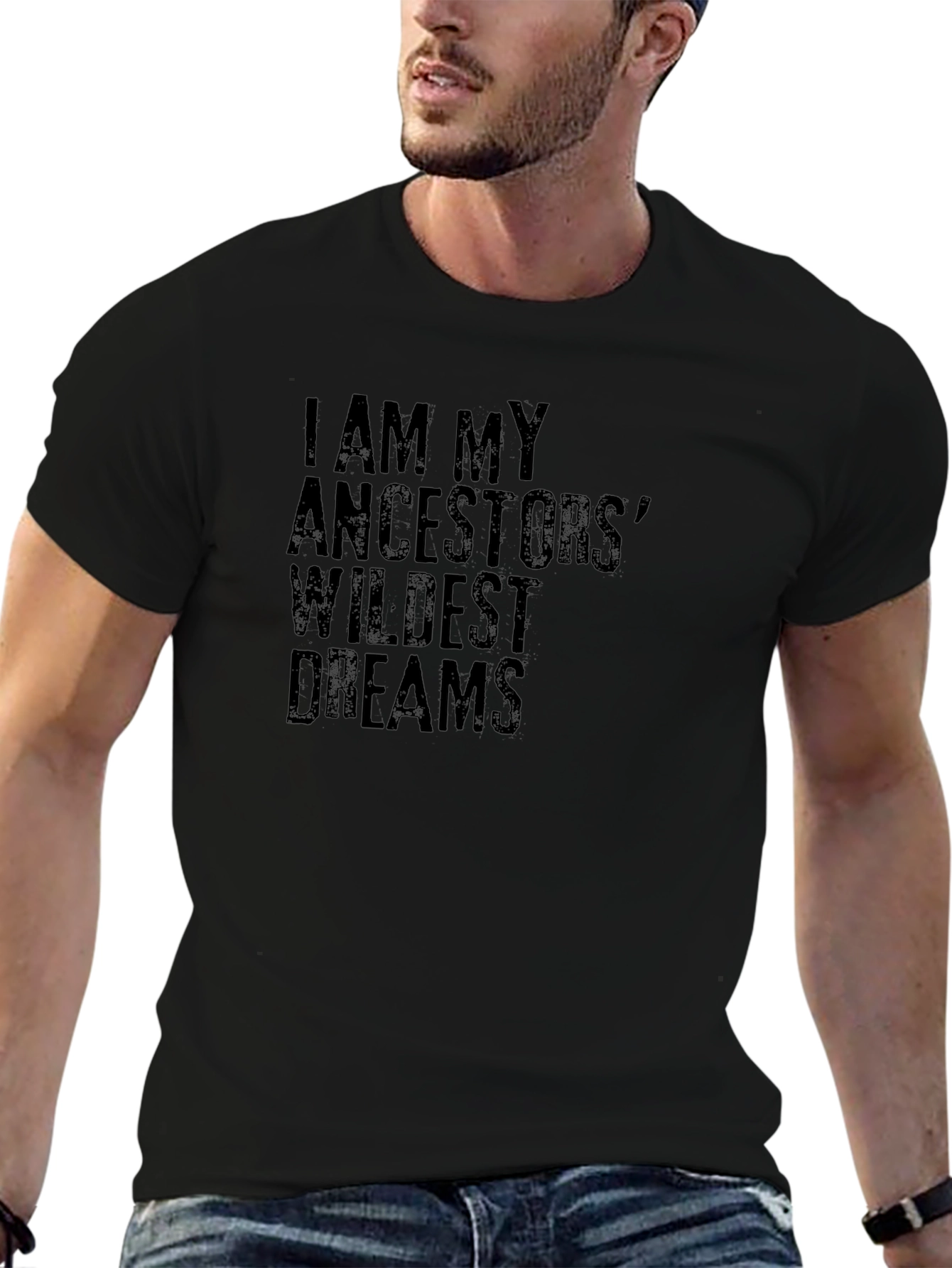 Ancestors Wildest Dreams Black Graphic Tee