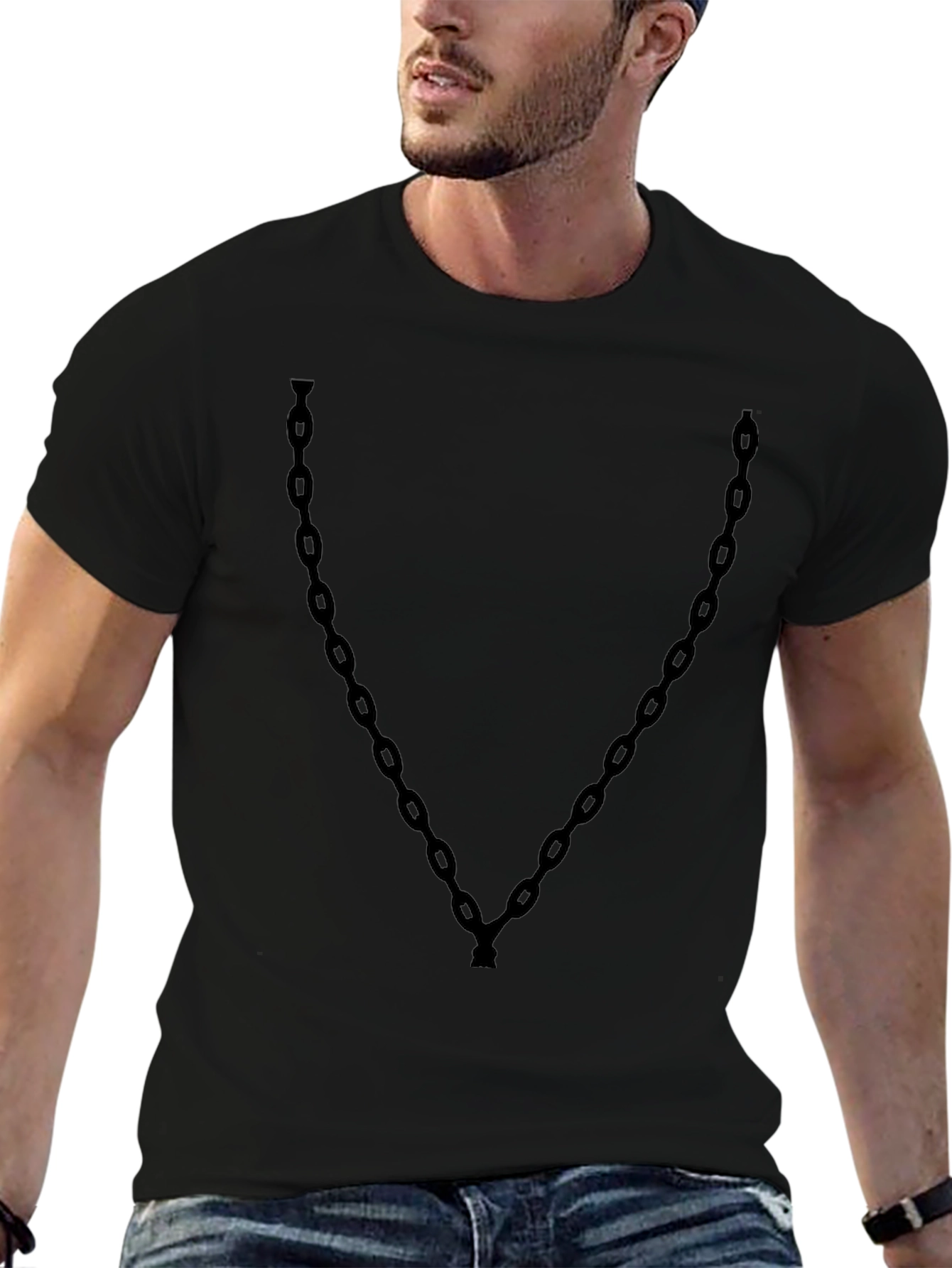 Chain Graphic Tee - Mens Short Sleeve