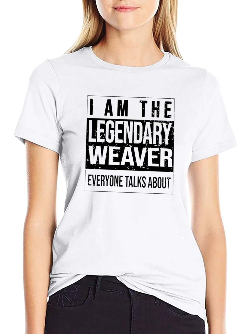 Legendary Weaver Graphic T-Shirt - Cool Black Tee