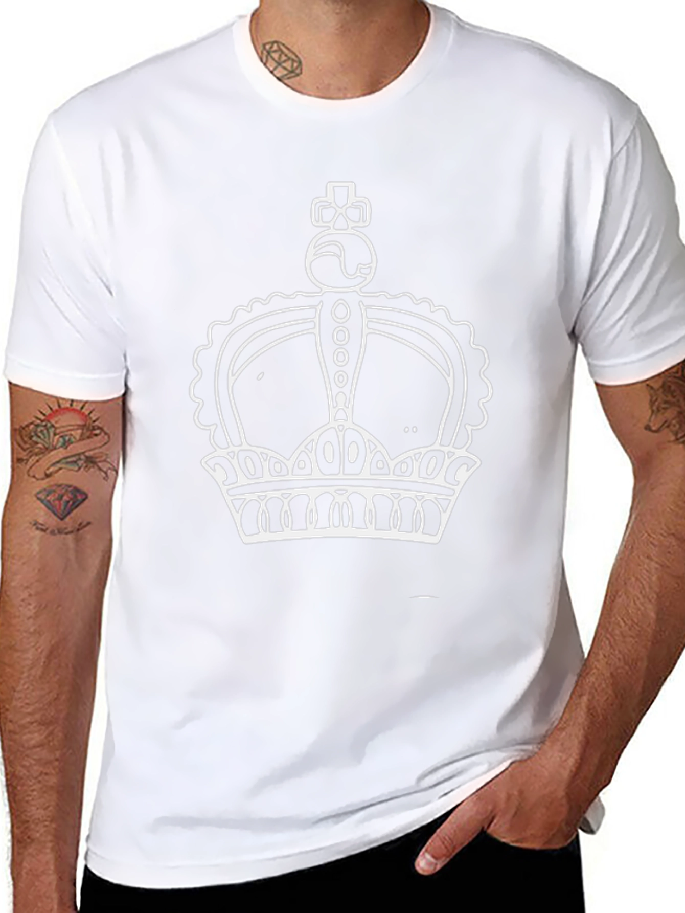 Crown Graphic Tee - Black T-Shirt