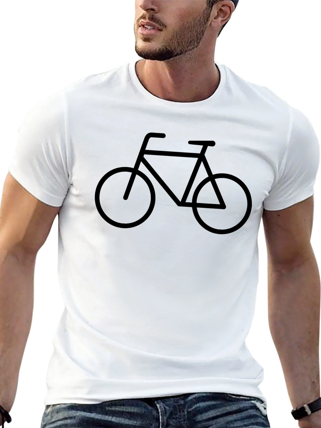 Bicycle Graphic T-Shirt - Stylish Casual Tee